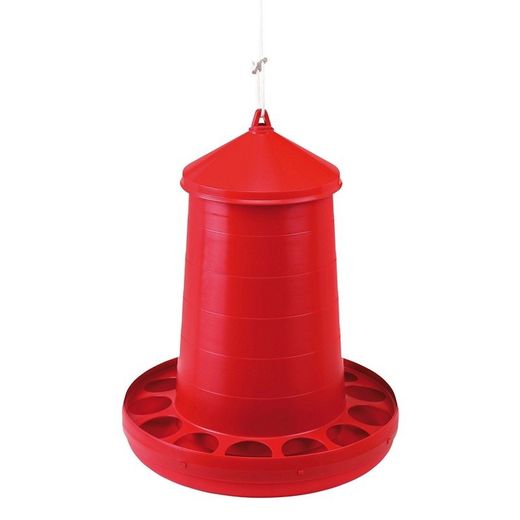 Tolva colgante de plástico para aves