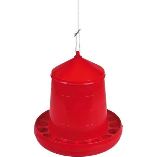 Tolva colgante de plástico para aves